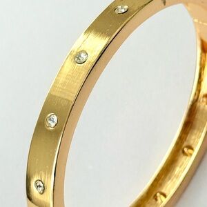 Gold-Tone Studded Bracelet